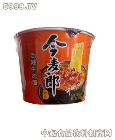 今麦郎劲辣牛肉面