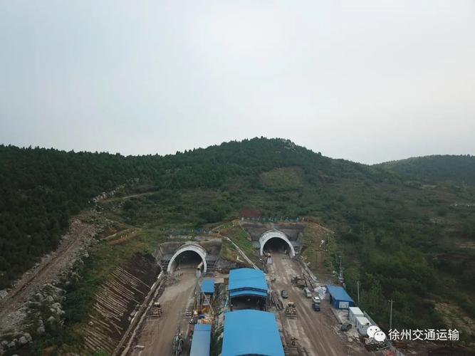 徐州外环公路大洞山隧道顺利贯通