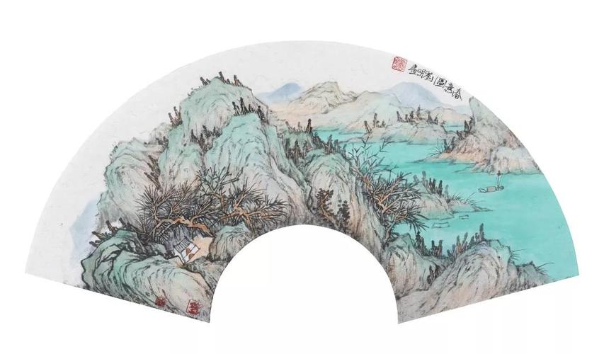 青山秋韵 30x59cm 2019  解落三秋叶,能开二月花.