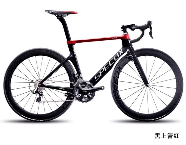 闪电山地车2021年新款 speedx野兽公路自行车碳纤维车架轻破风22速