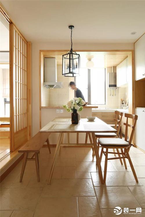 120平简约日式装修设计原木风日式装修效果图