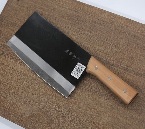 北京王麻子复合钢菜刀/厨师刀/切菜刀/王麻子夹柄桑刀/切肉刀-19