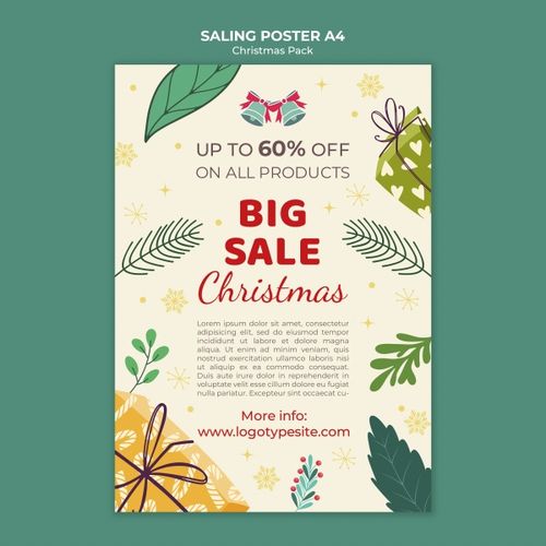 psd素材 圣诞节促销英文海报ps素材  0积分下载 收藏 0 1 331 模板