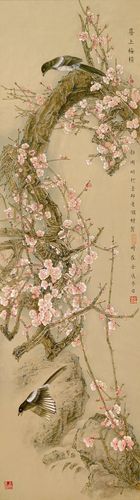 转载郝周明工笔花鸟系列一竹山顽主