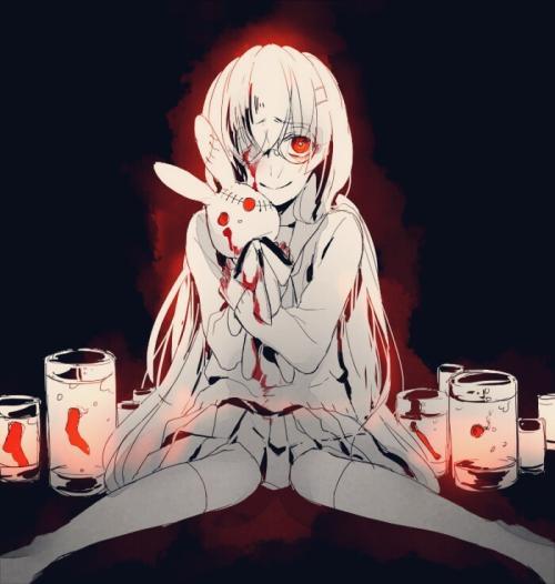 动漫病娇女头像