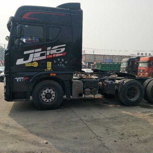 梁山双进二手牵引车头挂车贸易有限公司出售解放jh6牵引车18年国五430