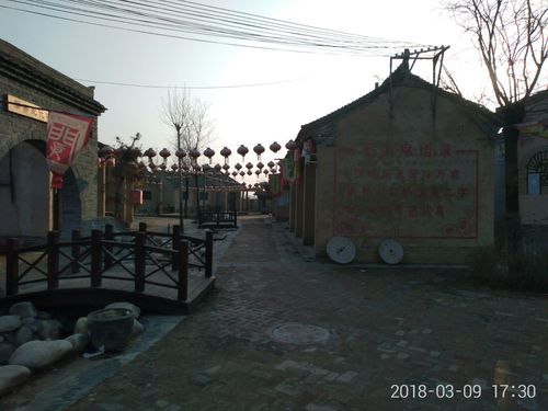 礼泉袁家村,烽火村,白村及停止营业的东黄小镇