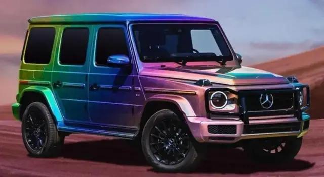e汽车奔驰发布彩虹涂装大g气质拿捏得死死的