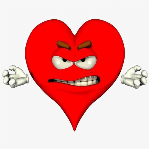 卡通表情爱心素材