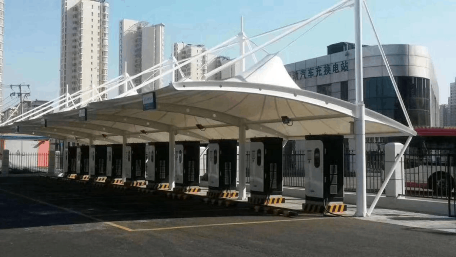膜结构充电桩车棚哪家好