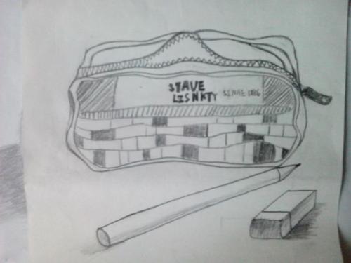 文具盒怎么画素描