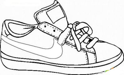 各种各样鞋子简笔画