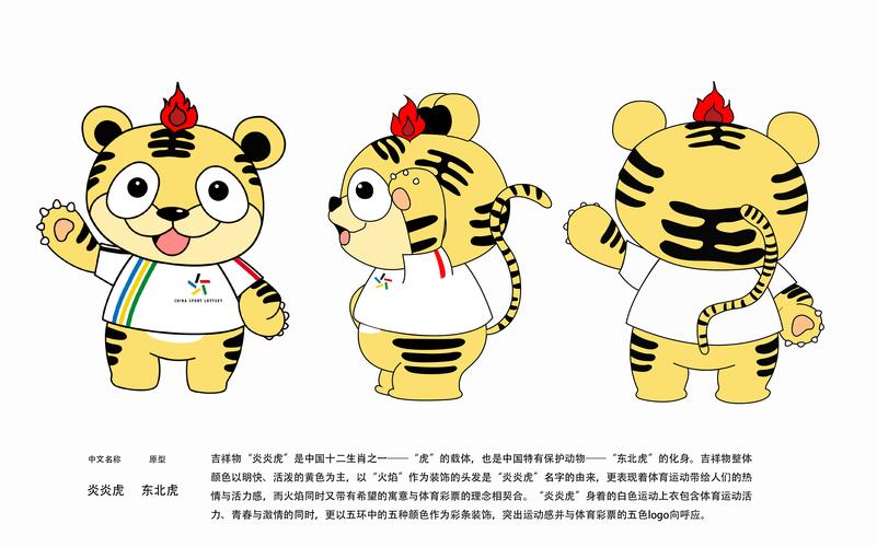 吉林#吉林艺术学院 周林 体彩吉祥物 炎炎虎