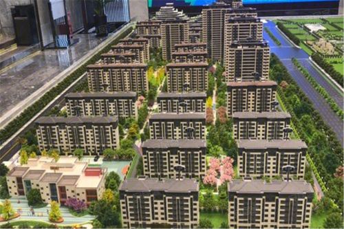 锦绣花城沙盘图