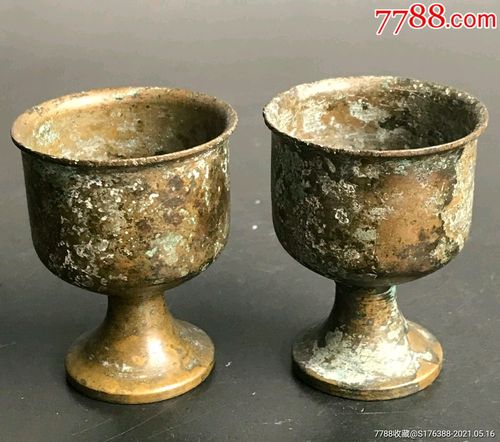 明代,铜酒杯一对_价格298元【云升阁】_第1张_7788收藏__收藏热线