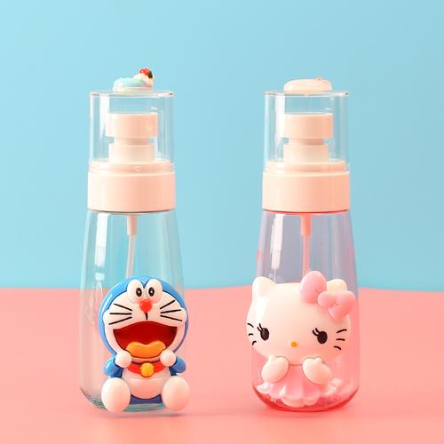 喷雾酒精喷瓶卡通便携保湿按压微细小分分子喷瓶