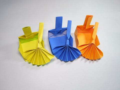 儿童手工折纸清洁工具看一遍就能学会簸箕和扫把的折法手工折纸-扫帚