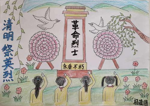 孩子们通过自己的绘画作品表达对抗疫英雄们的崇敬之情!