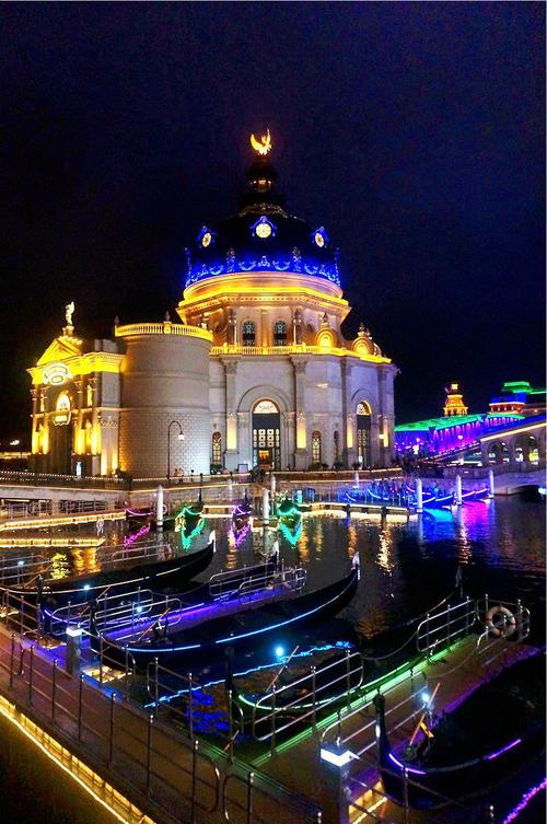 海澜飞马水城拍夜景 6