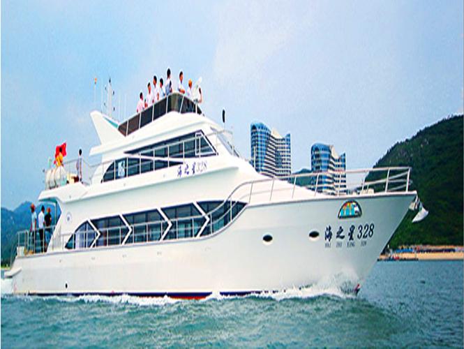  惠州2日游>惠东巽寮湾海之星游艇,华家班汽车特技表演,哪都像蜡像