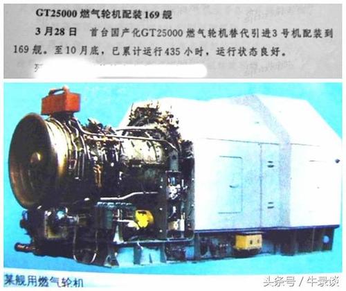 化的qc280燃机(用于052和055),至今没有第二款大功率燃气轮机可上舰