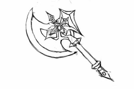 月牙铲动画简笔画