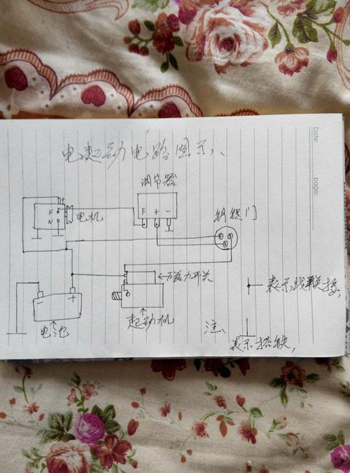 硅整流发电机b ,d ,w,三根线想装个电起动,有电瓶,点火开关起动机