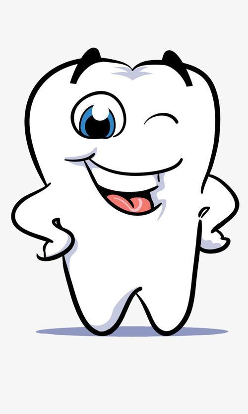 小朋友牙齿简笔画可爱