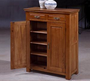 白橡木鞋柜实木清仓图片