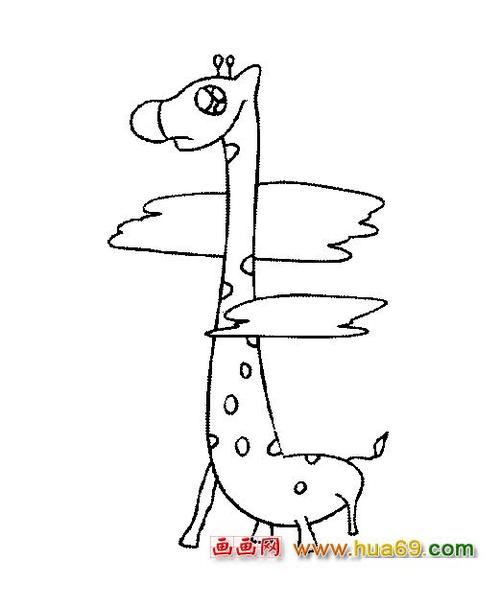 动物简笔画 长颈鹿简笔画:在云间          动物简笔画(老鼠)3
