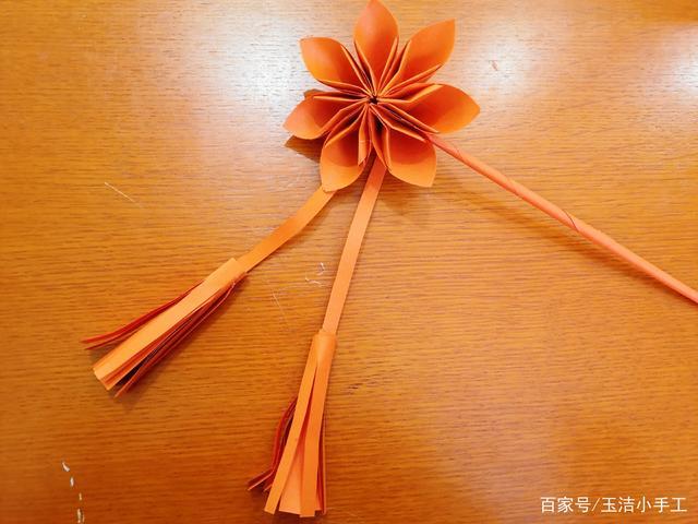 折纸教程:古风发簪的折法简单依旧,真的要学哦