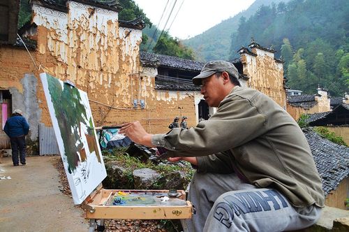画家村(组照)(刘碧娣)