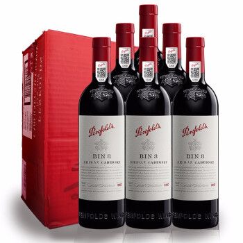 penfolds 葡萄酒 富邑集团出品 奔富8 bin8整箱6支装