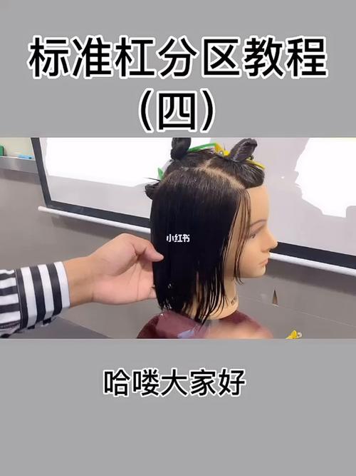 标准杠#标准分区教程#帮助零基础的美发人#_美发_教程