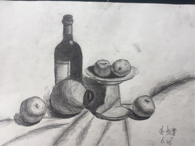 素描静物