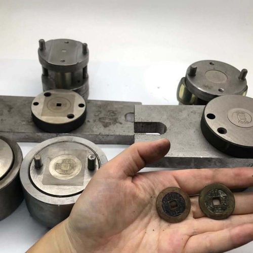 纯银纯铜油压模具钱币模具硬币模具铜钱模具纪念币模具接受定制