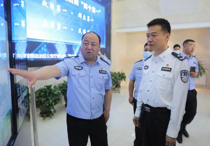 自治区公安厅特勤局副局长杨斌率队到临河区公安局调研工作