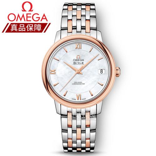 瑞士欧米茄omega手表碟飞系列时尚优雅自动机械表女表视频