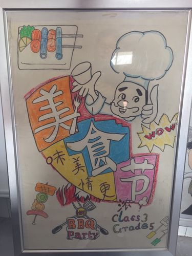 辉埠小学舌尖上的校园海报篇