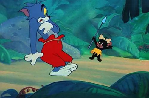 猫和老鼠:草裙都掉了,杰瑞还以为自己没被发现,还在那儿得意呢!