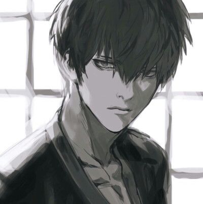 二次元男生黑暗头像