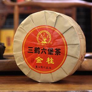 三鹤六堡茶 【承韵金柱】 2016年特级砖茶 4千克广西梧州茶厂黑茶