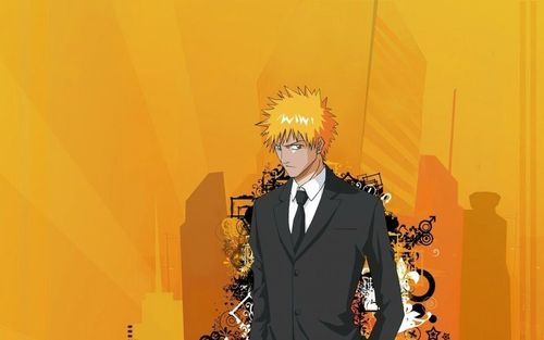 找一张穿西装的漫画帅哥图