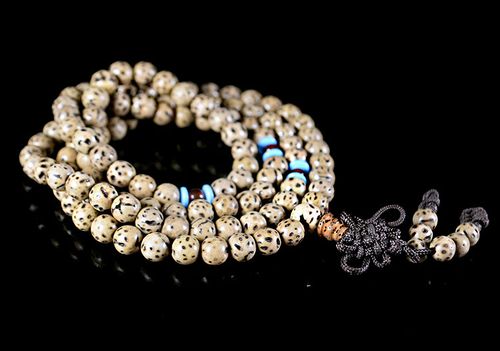 千眼菩提108星月菩提子108佛珠手串千眼菩提桶珠手链供应