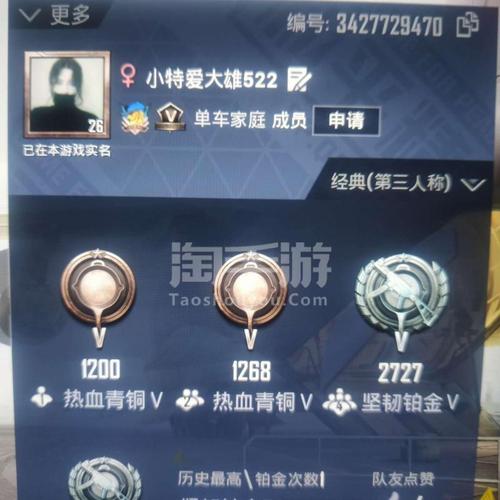 和平精英【安卓微信】铂金26级