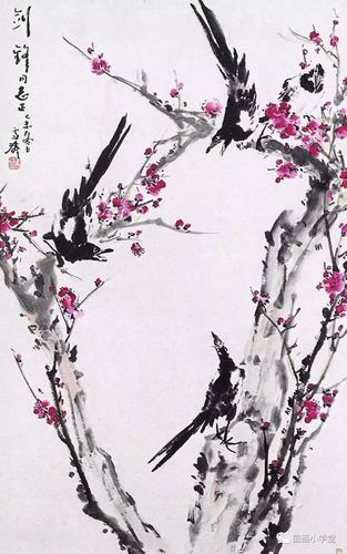 王雪涛画喜鹊精选30幅及小品