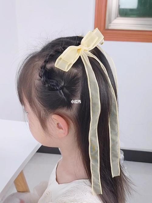 简单披肩发_披肩_芭蕉_编发_儿童日常编发_母婴_婴童