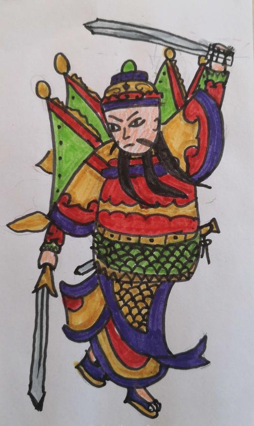 美术课——画门神