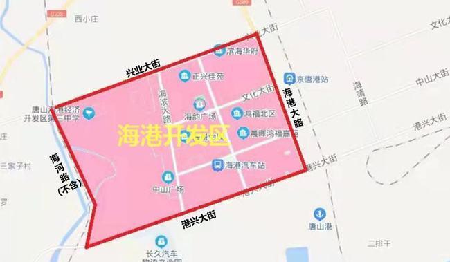 单双号限行!丰南及唐山各县(市)区城区限行区域示意图