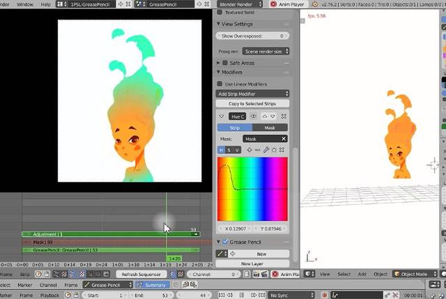 精彩3d丨3d动画软件blender推出2.5d动画新功能,效果炸裂!